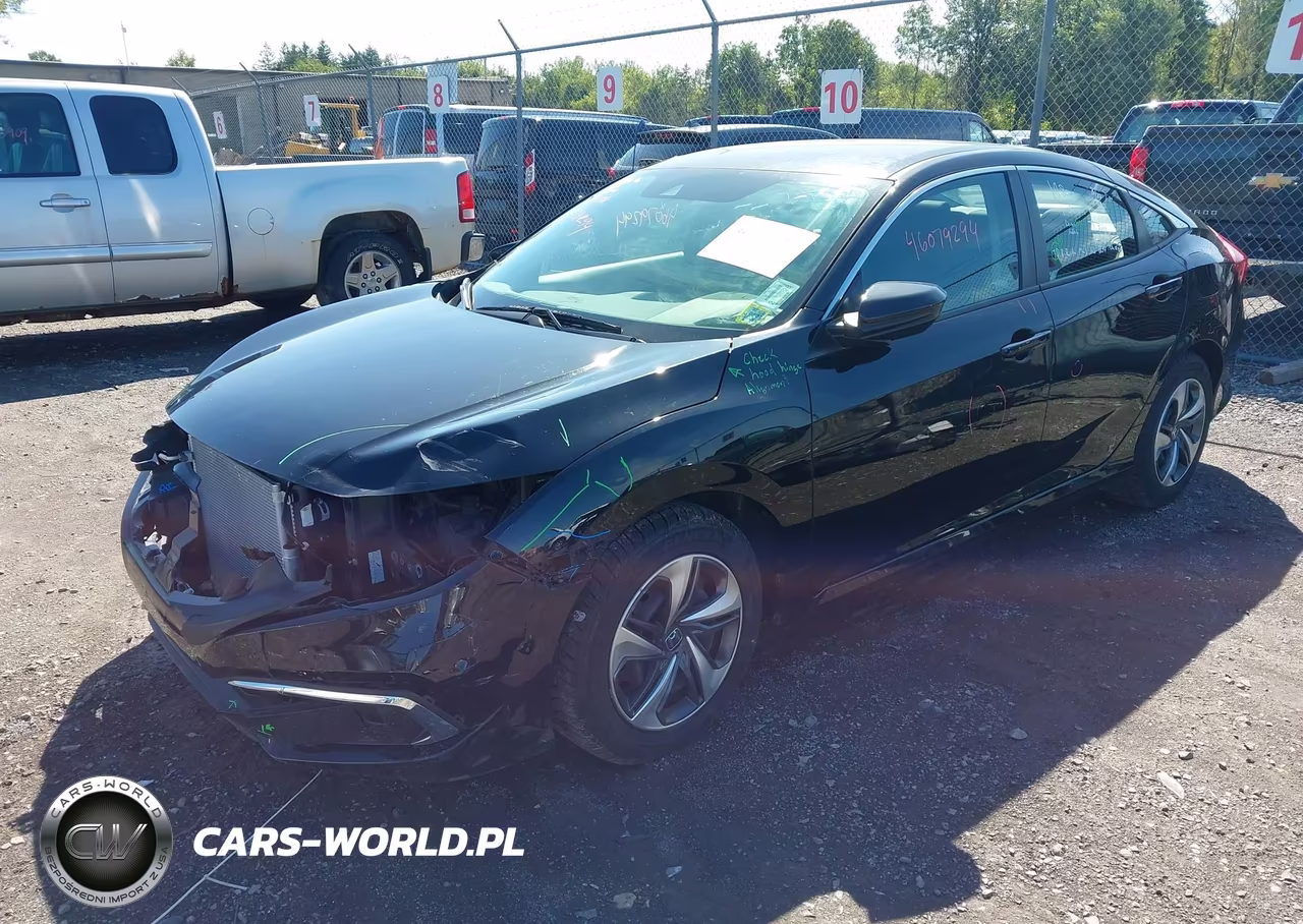 2020 Honda Civic Lx VIN:2HGFC2F67LH578445 - 2