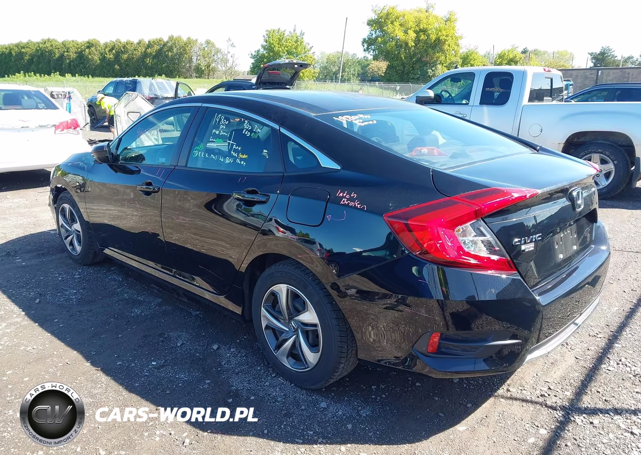 2020 Honda Civic Lx VIN:2HGFC2F67LH578445 - 3