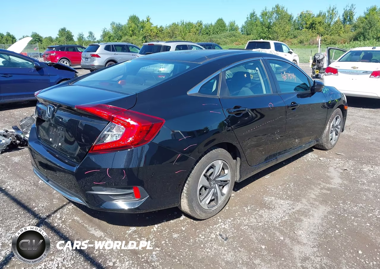 2020 Honda Civic Lx VIN:2HGFC2F67LH578445 - 4