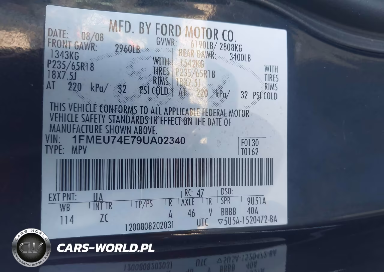 2009 Ford Explorer Eddie Bauer VIN:1FMEU74E79UA02340 - 9