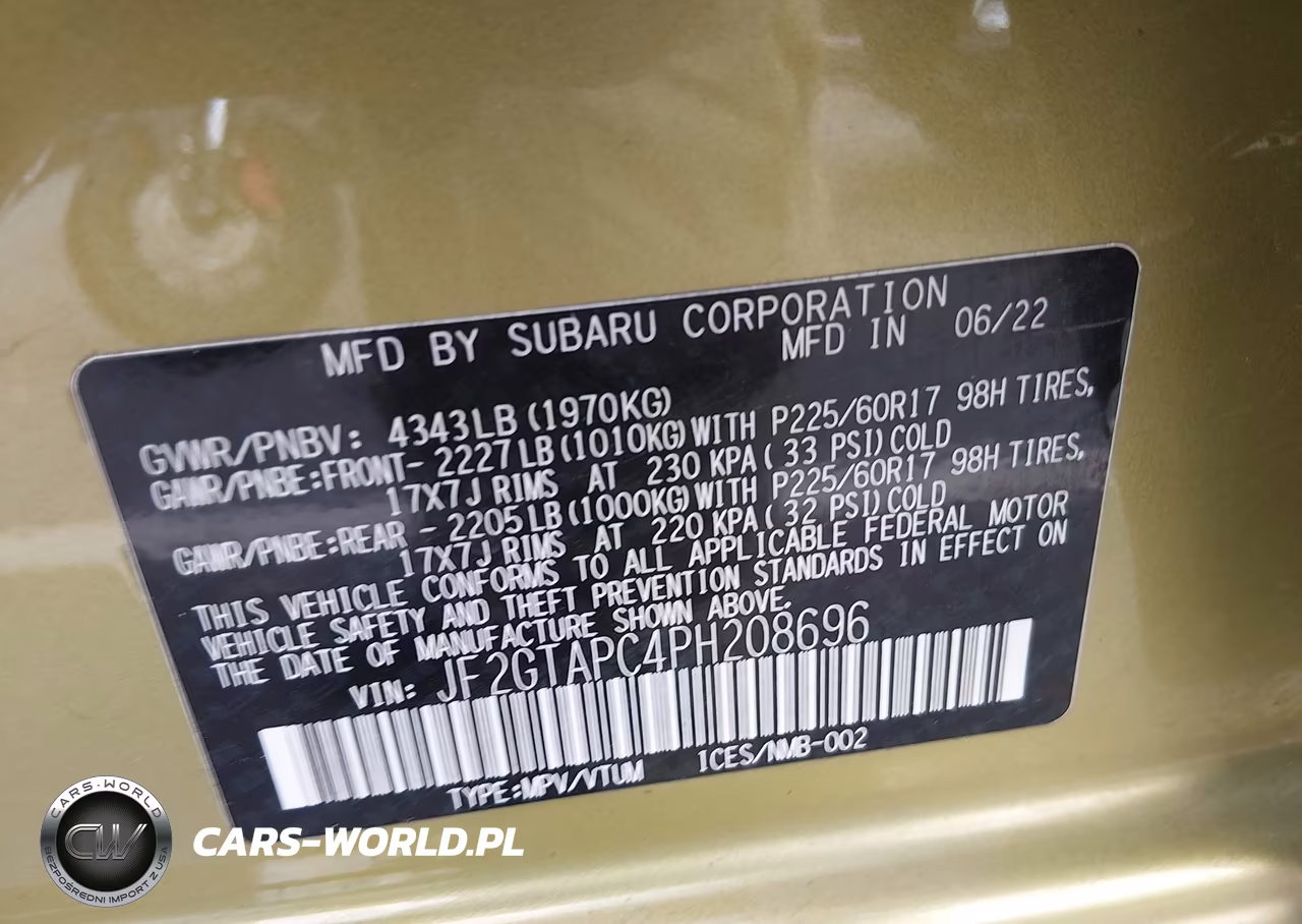 2023 Subaru Crosstrek Premium VIN:JF2GTAPC4PH208696 - 9