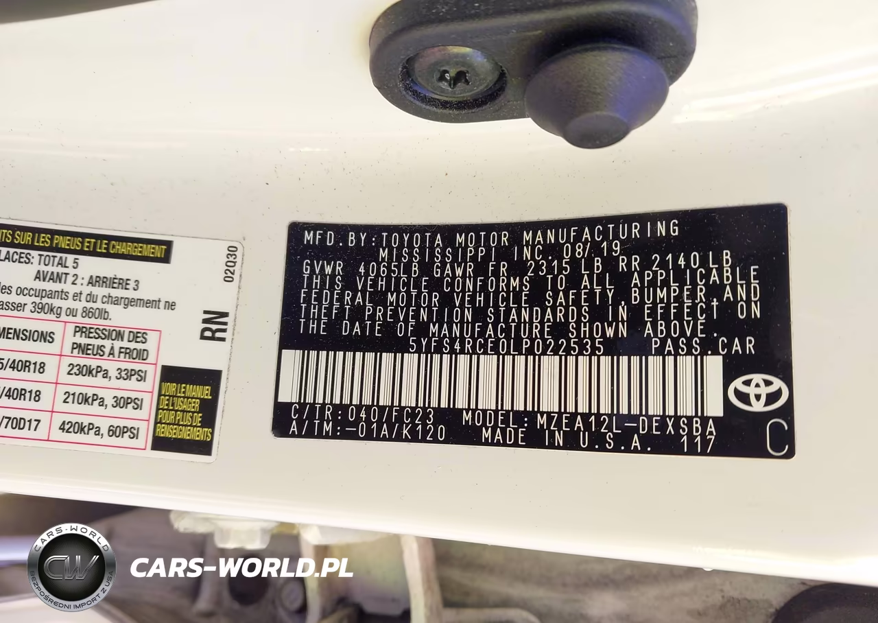 2020 Toyota Corolla Se VIN:5YFS4RCE0LP022535 - 9