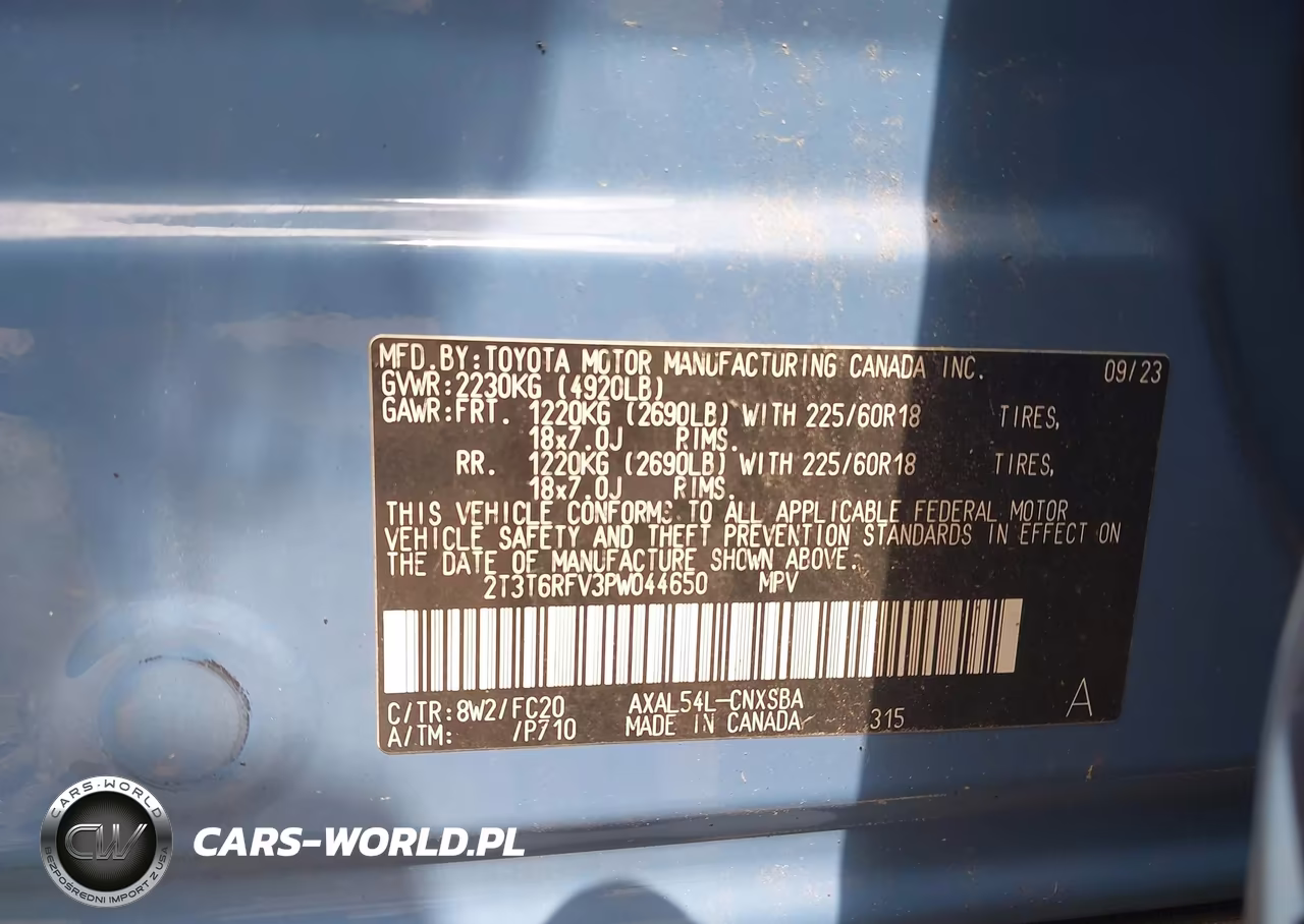 2023 Toyota Rav4 Hybrid Se VIN:2T3T6RFV3PW044650 - 9