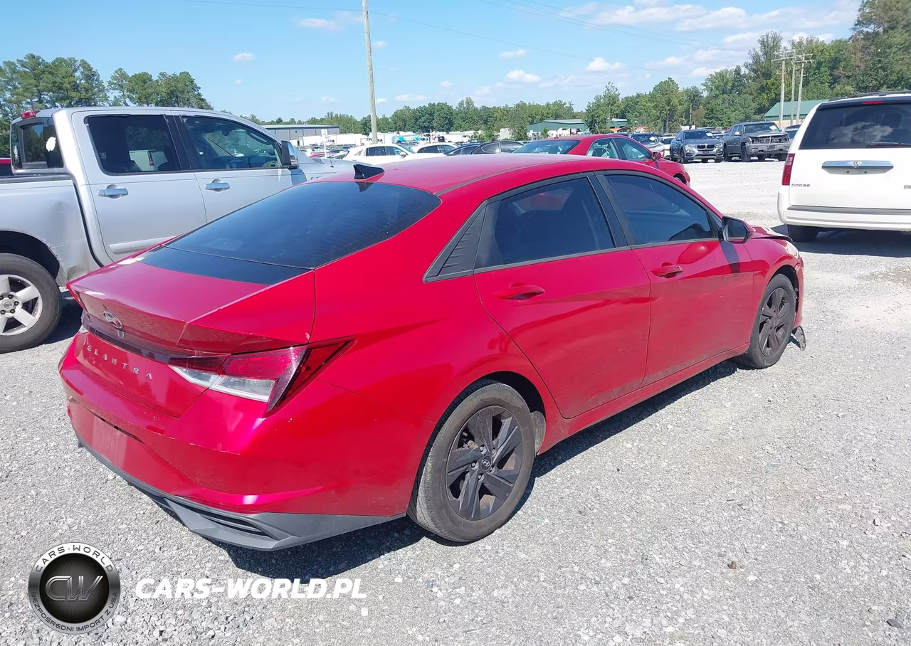 2021 Hyundai Elantra Sel VIN:5NPLM4AG8MH027637 - 4