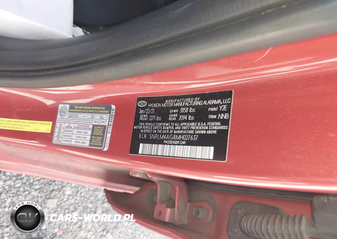 2021 Hyundai Elantra Sel VIN:5NPLM4AG8MH027637 - 9