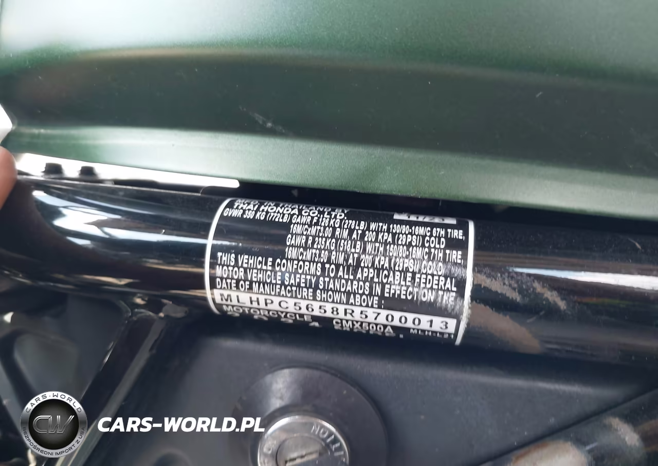2024 Honda Cmx500 A VIN:MLHPC5658R5700013 - 10