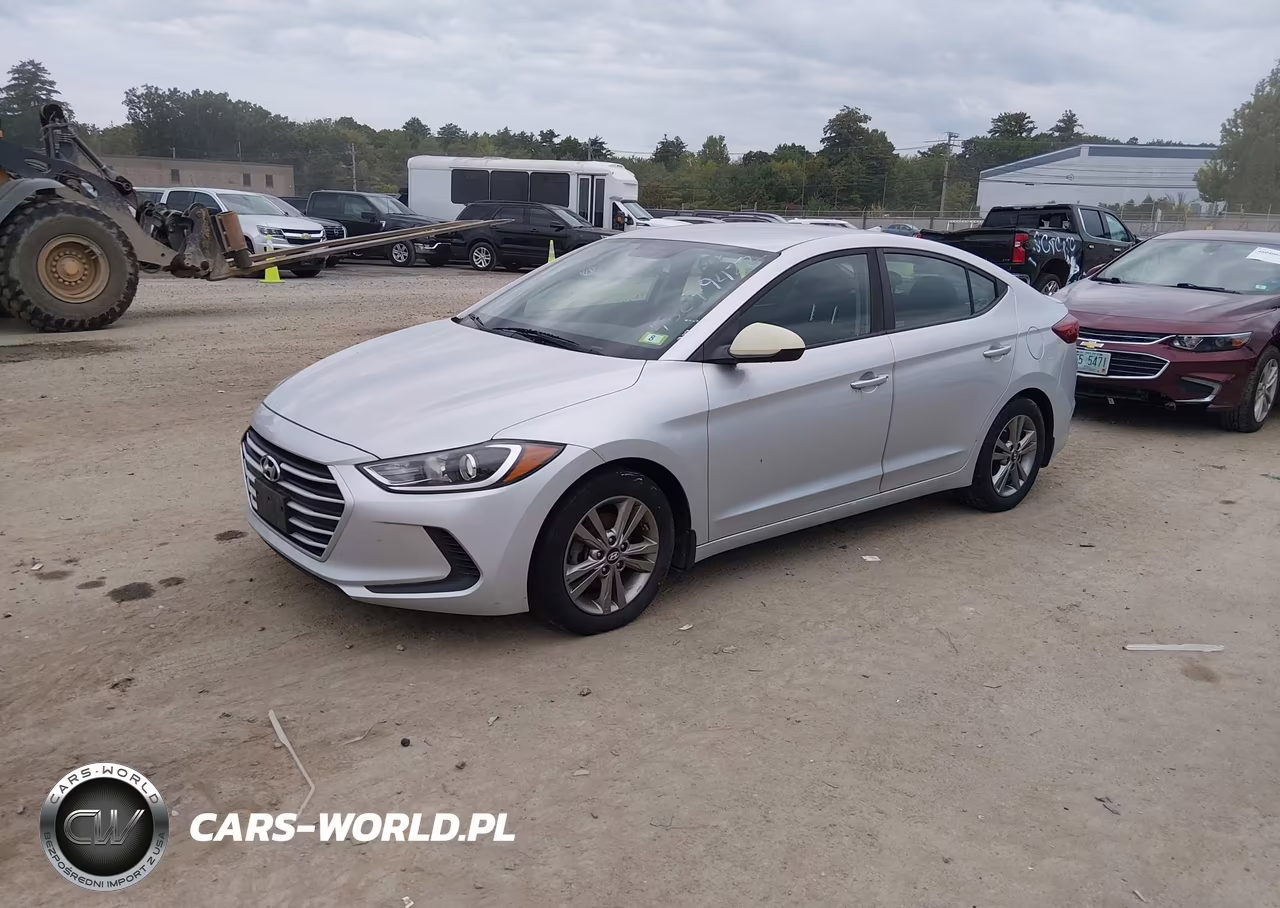 2018 Hyundai Elantra Sel VIN:KMHD84LFXJU702835 - 2