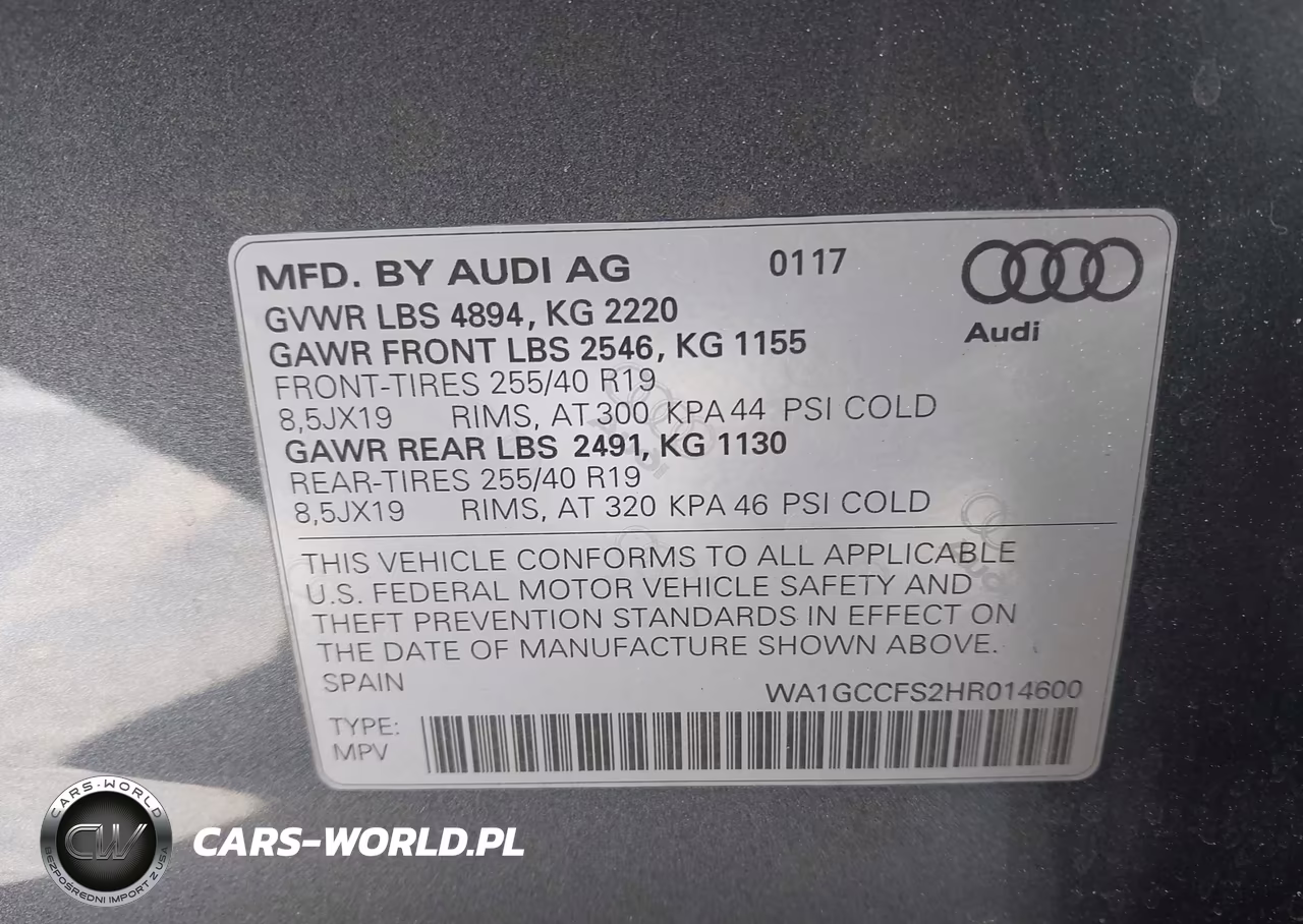 2017 Audi Q3 2.0T Premium VIN:WA1GCCFS2HR014600 - 9