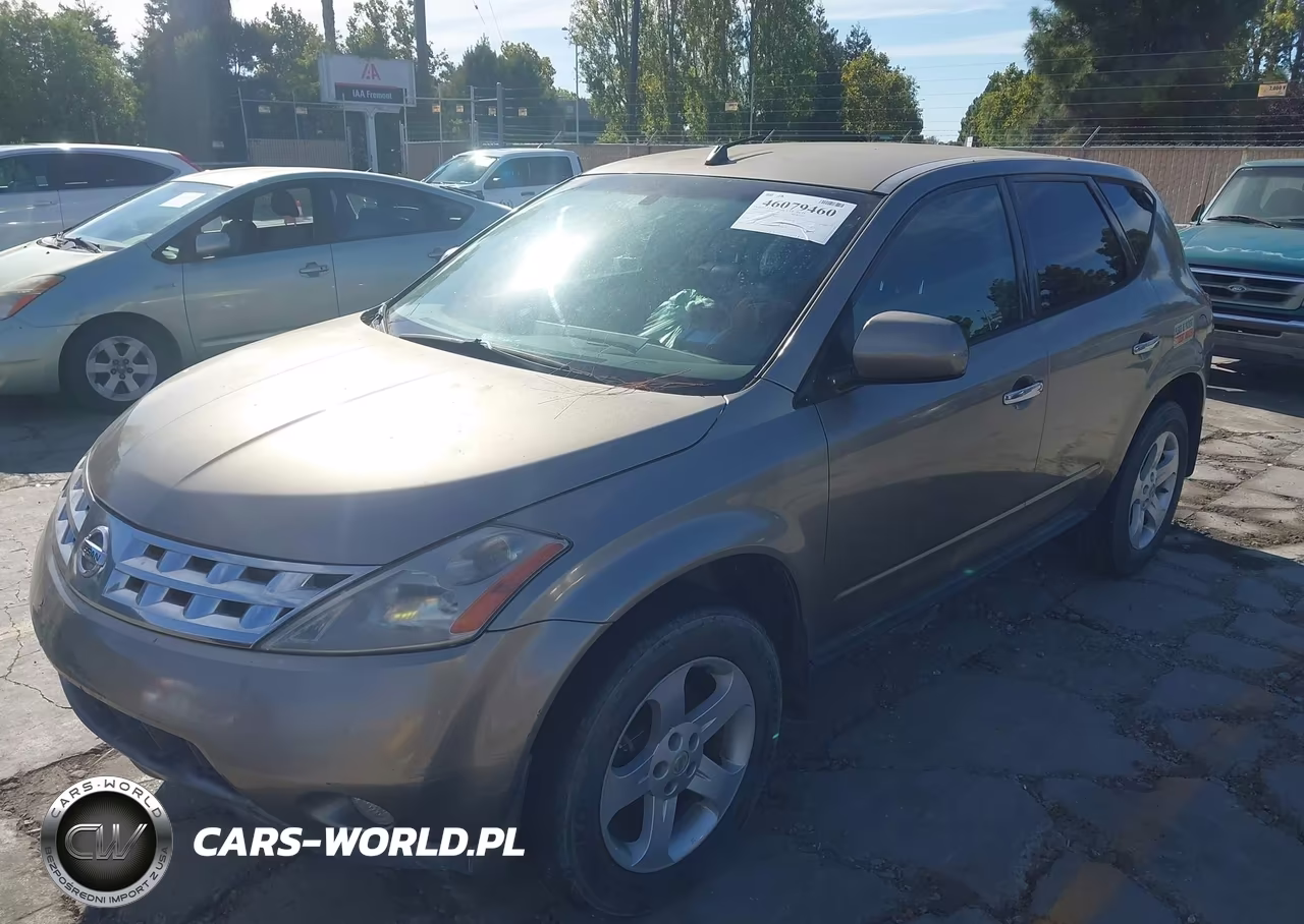 2003 Nissan Murano Sl VIN:JN8AZ08T83W122782 - 2
