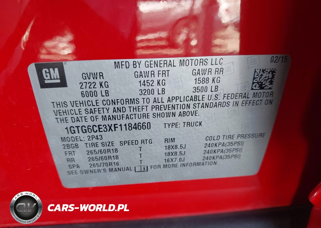 2015 GMC Canyon Slt VIN:1GTG6CE3XF1184660 - 9