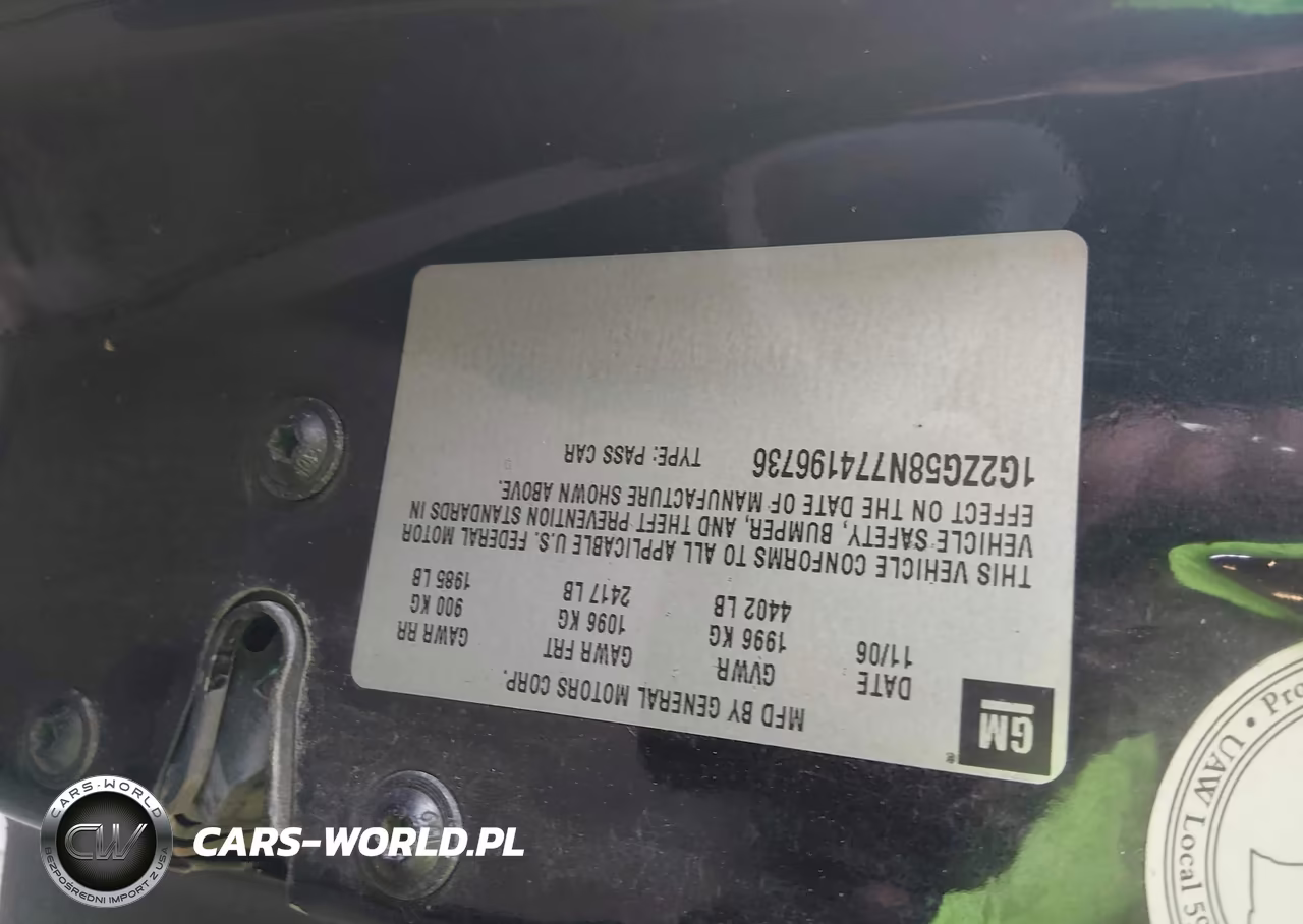2007 Pontiac G6 VIN:1G2ZG58N774196736 - 9