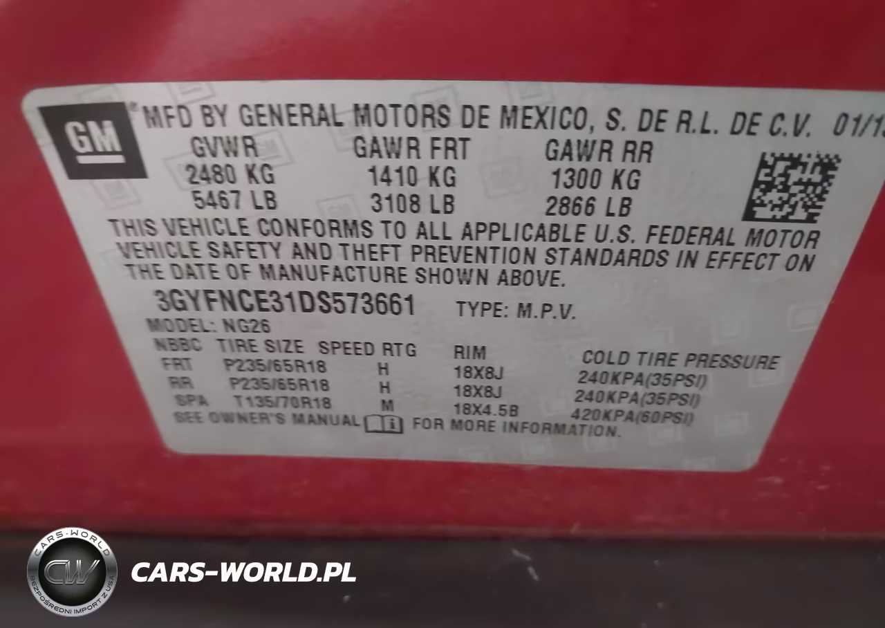 2013 Cadillac Srx Luxury Collection VIN:3GYFNCE31DS573661 - 9