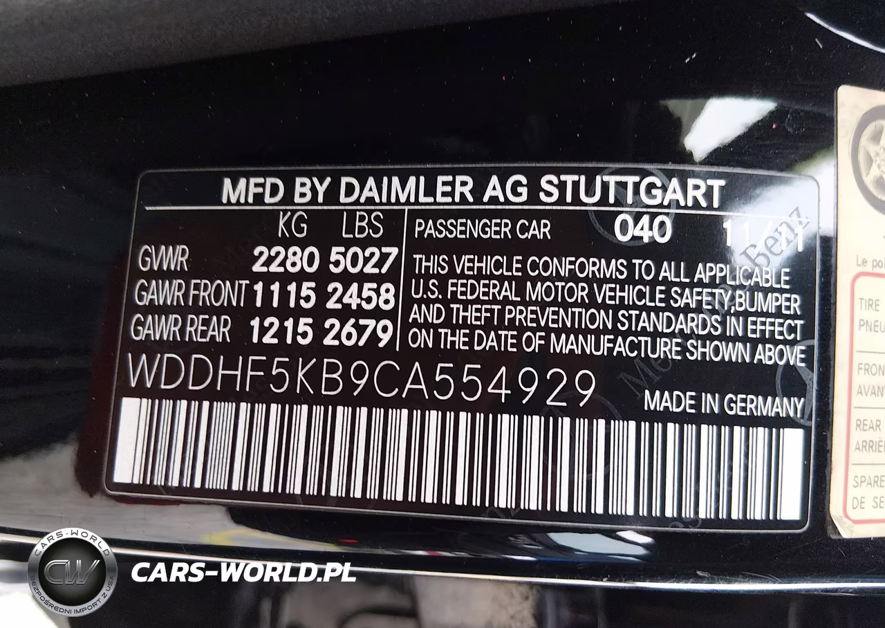 2012 Mercedes-Benz E 350 VIN:WDDHF5KB9CA554929 - 9