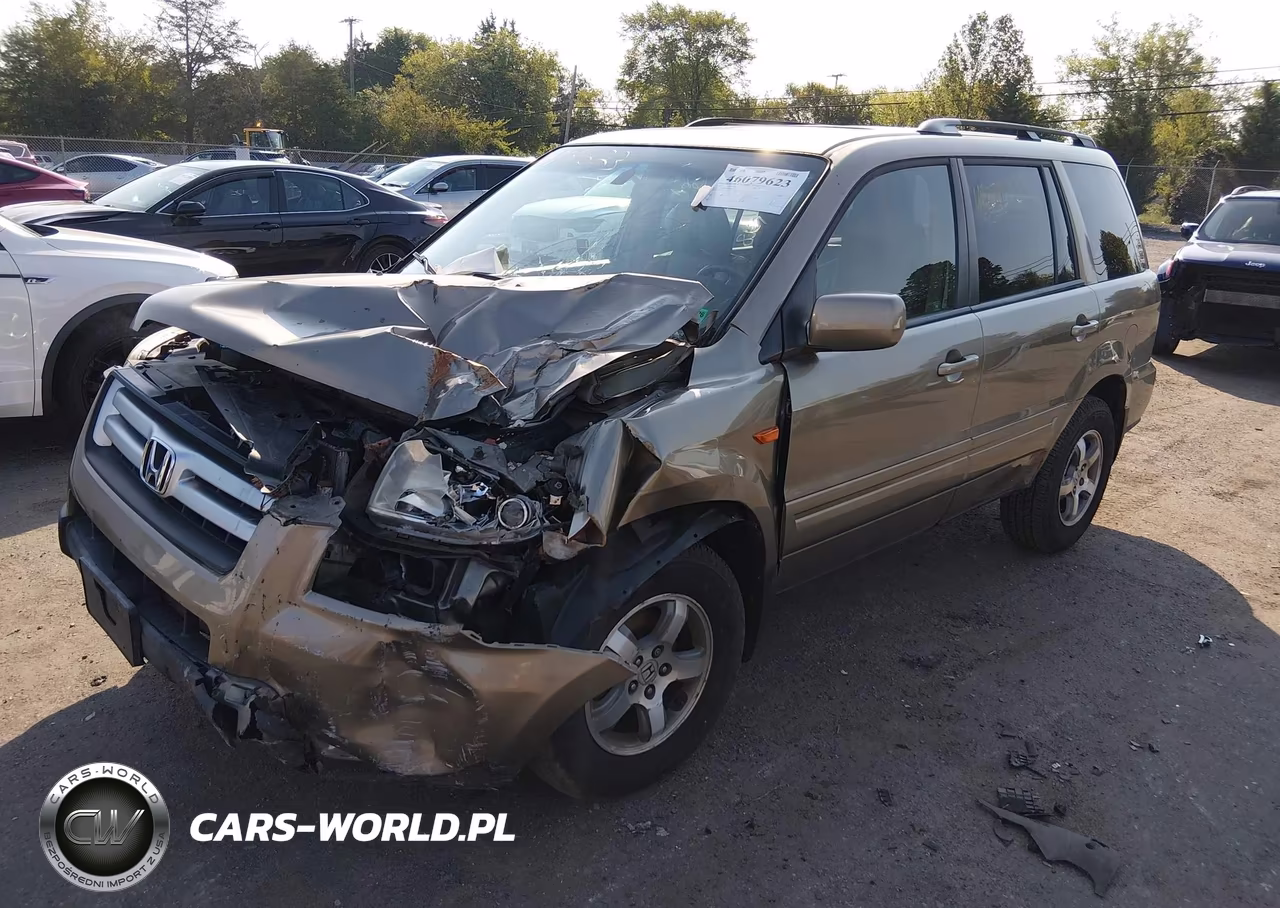 2008 Honda Pilot Ex-L VIN:5FNYF18718B007352 - 2