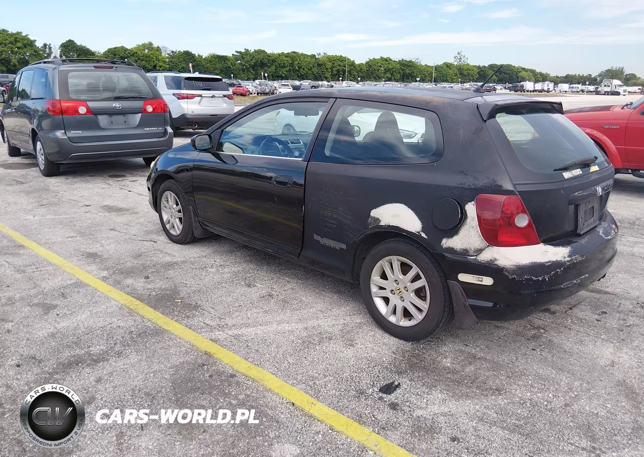 2002 Honda Civic Si VIN:SHHEP33542U305353 - 3