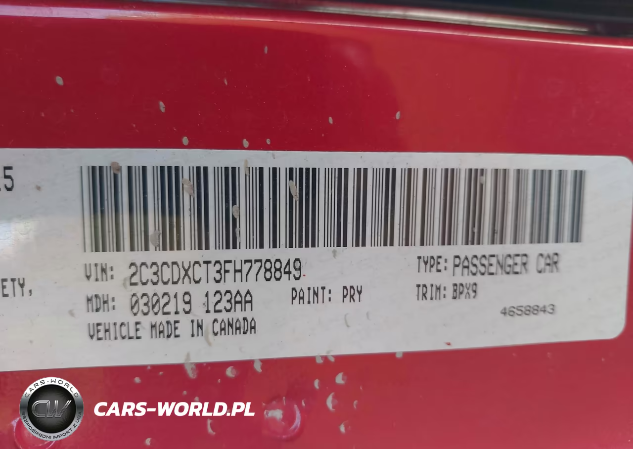 2015 Dodge Charger R-T VIN:2C3CDXCT3FH778849 - 9