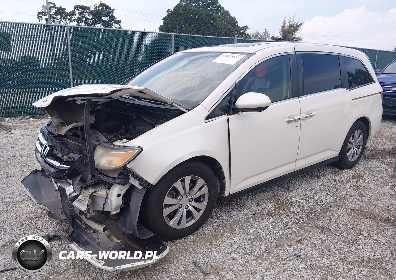2015 Honda Odyssey Ex-L VIN:5FNRL5H66FB057236 - 2
