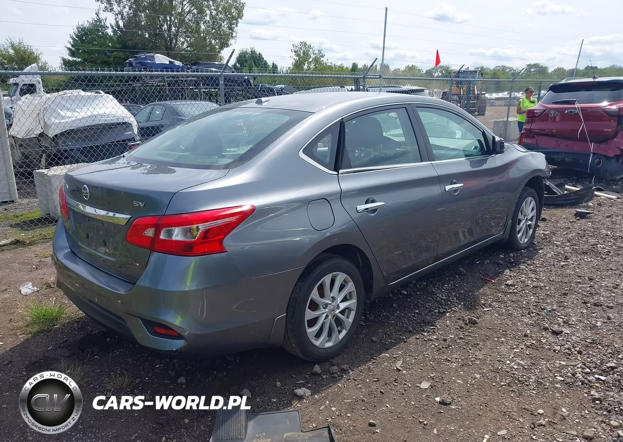 2019 Nissan Sentra Sv VIN:3N1AB7AP6KY421896 - 4