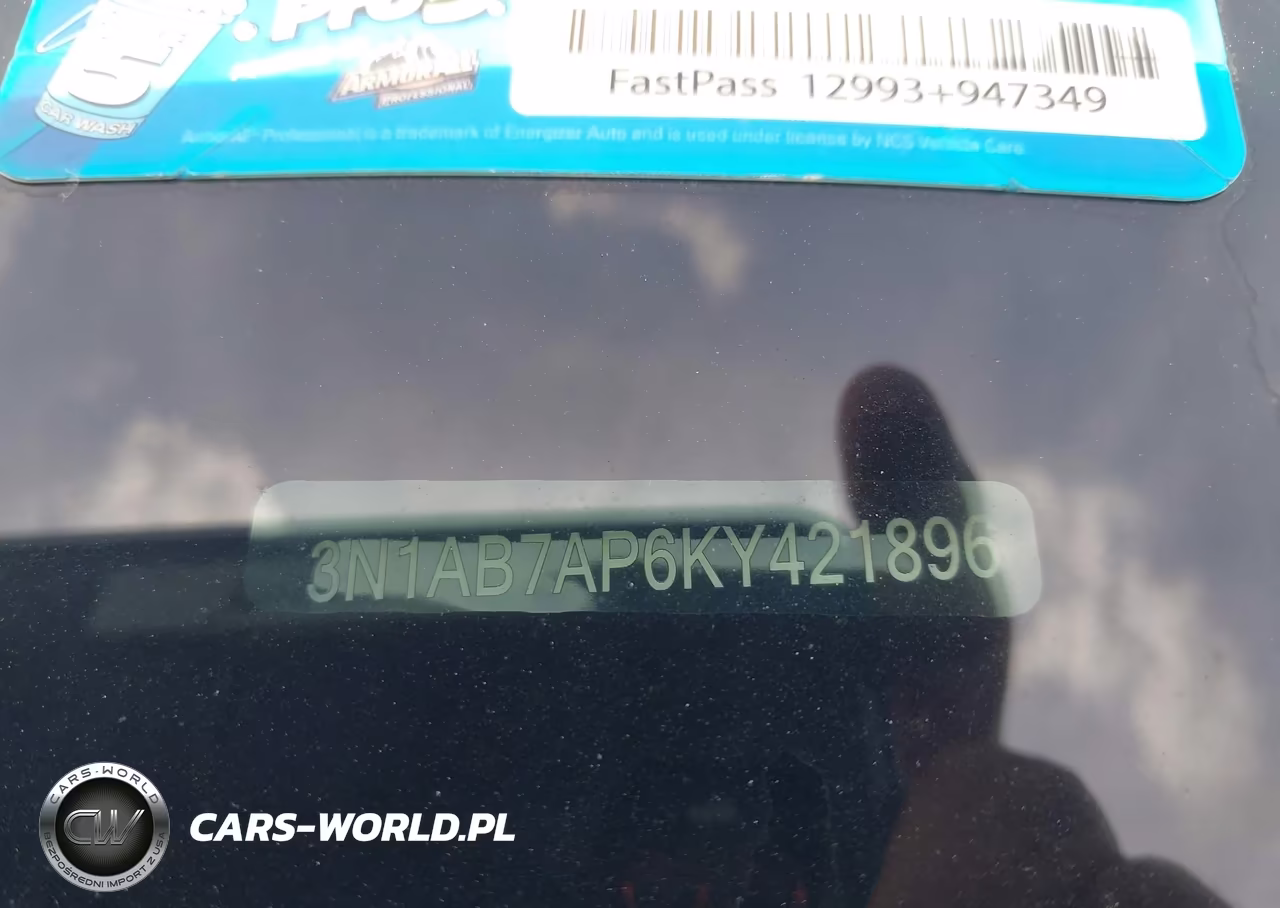 2019 Nissan Sentra Sv VIN:3N1AB7AP6KY421896 - 9