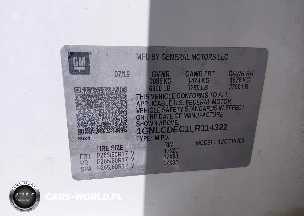2020 Chevrolet Tahoe 2Wd Commercial Fleet VIN:1GNLCDEC1LR114322 - 9