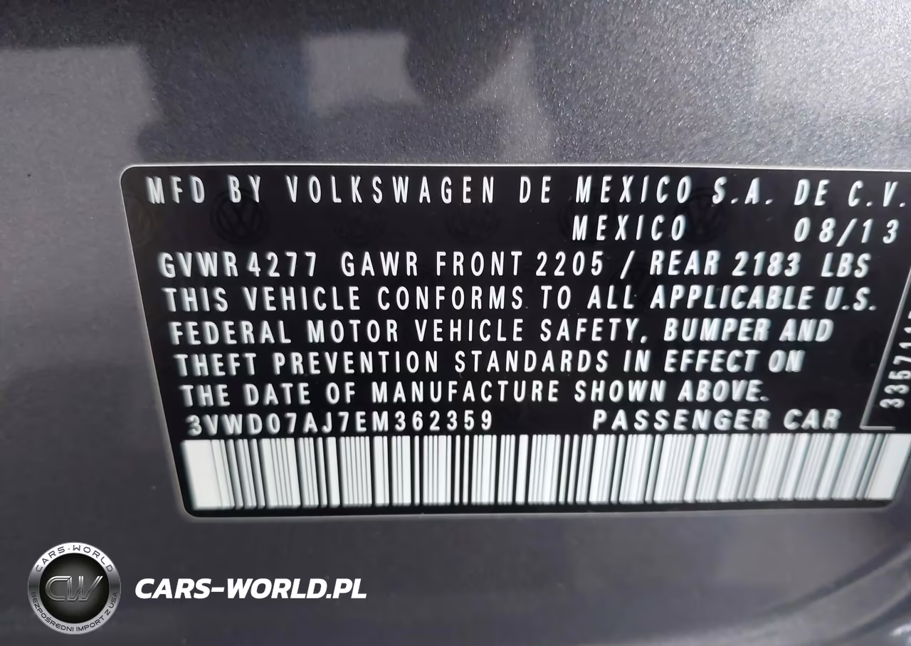 2014 Volkswagen Jetta 1.8T Se VIN:3VWD07AJ7EM362359 - 9