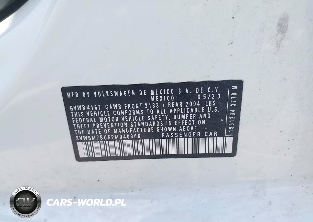 2023 Volkswagen Jetta 1.5T Sport VIN:3VWBM7BU6PM040366 - 9