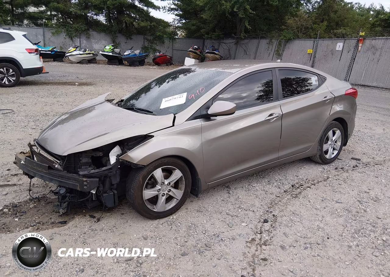2013 Hyundai Elantra Gls VIN:5NPDH4AEXDH289358 - 2