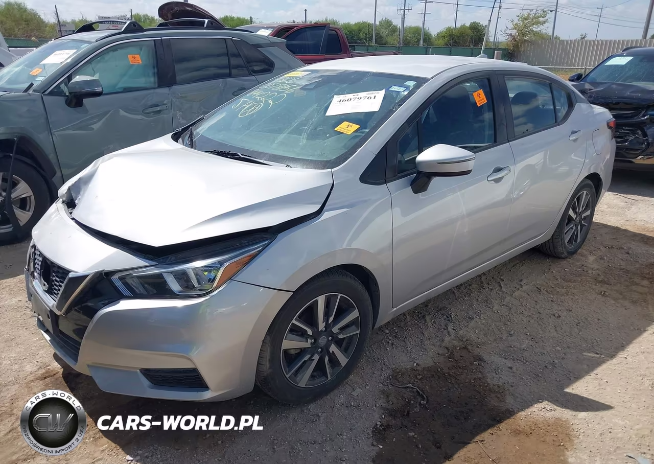 2021 Nissan Versa Sv Xtronic Cvt VIN:3N1CN8EVXML844222 - 2