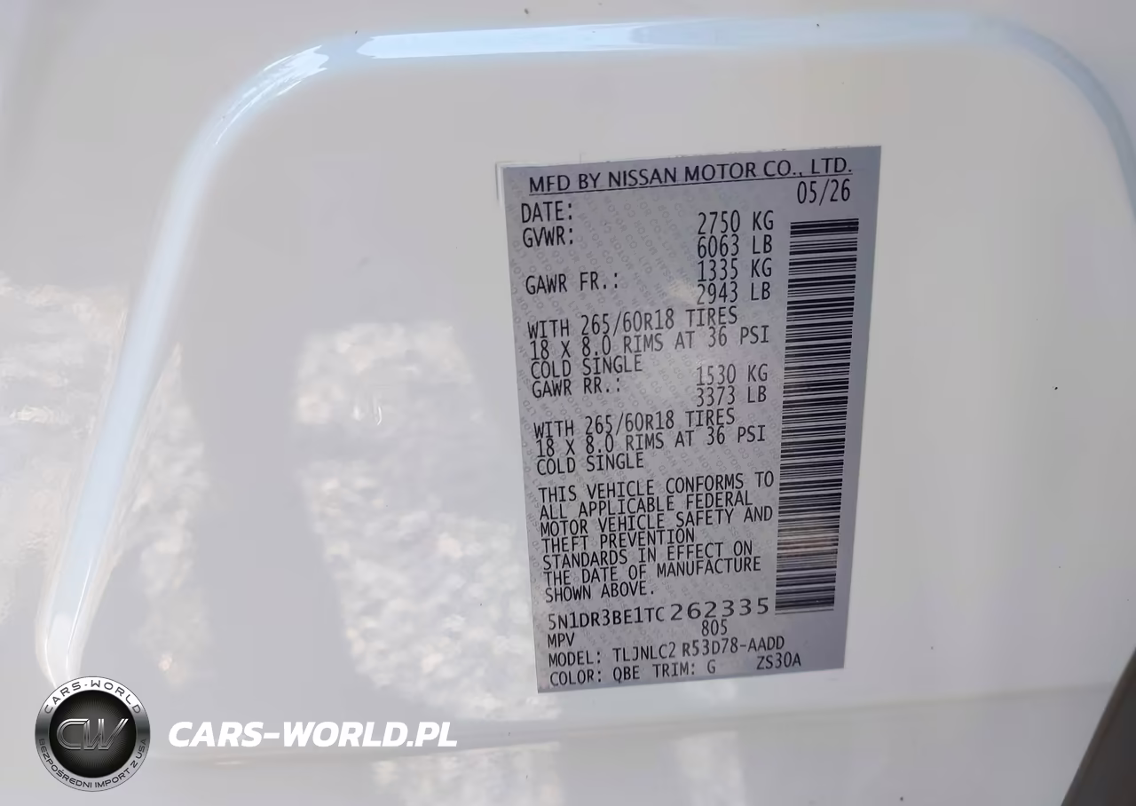 2026 Nissan Pathfinder Rock Creek VIN:5N1DR3BE1TC262335 - 9