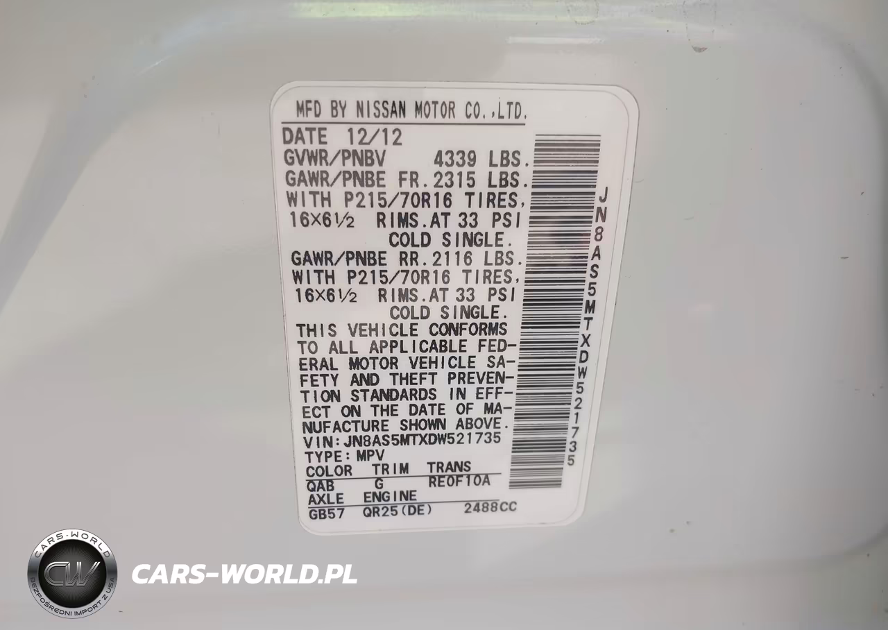 2013 Nissan Rogue S VIN:JN8AS5MTXDW521735 - 9