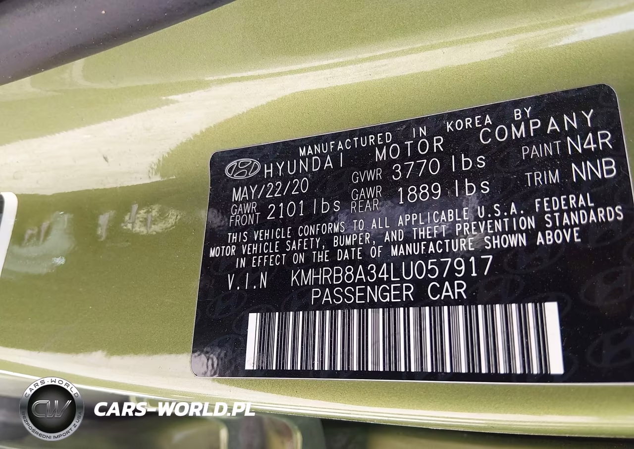 2020 Hyundai Venue Se VIN:KMHRB8A34LU057917 - 9