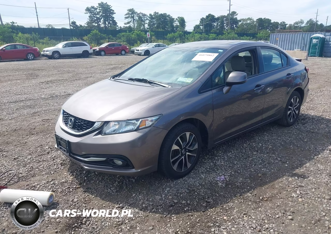 2013 Honda Civic Ex-L VIN:19XFB2F9XDE288662 - 2
