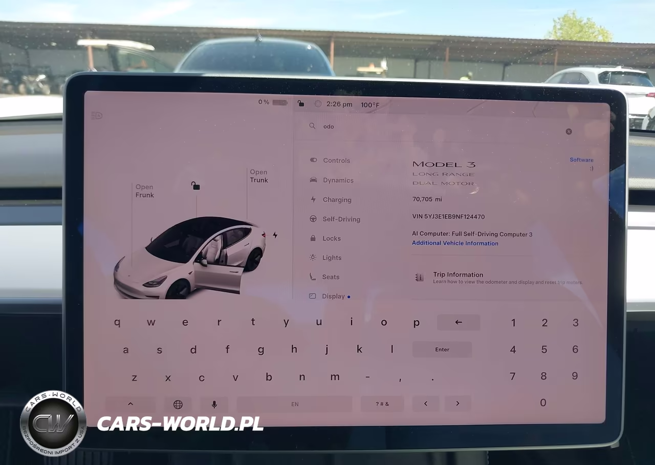2022 Tesla Model 3 Long Range Dual Motor All-Wheel Drive VIN:5YJ3E1EB9NF124470 - 18