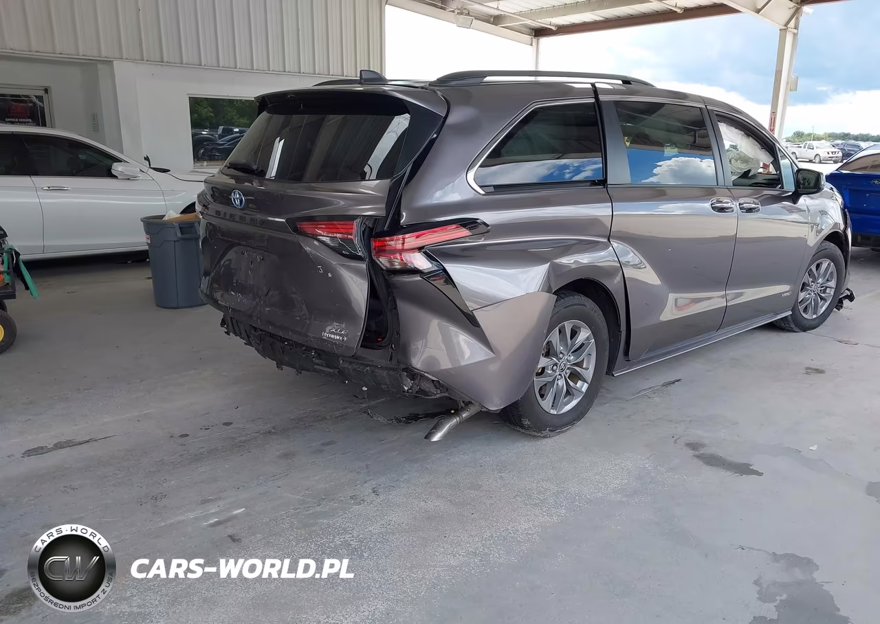 2021 Toyota Sienna Xle VIN:5TDYRKEC3MS070506 - 4