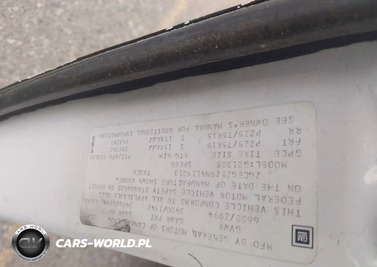 1992 Chevrolet G20 VIN:2GCEG25Z9N4119213 - 9
