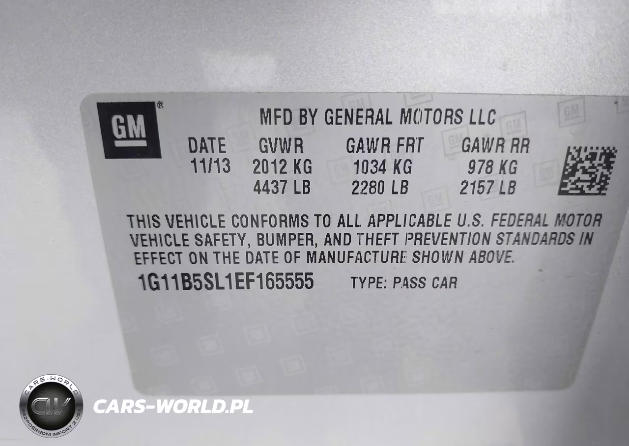 2014 Chevrolet Malibu 1Ls VIN:1G11B5SL1EF165555 - 9