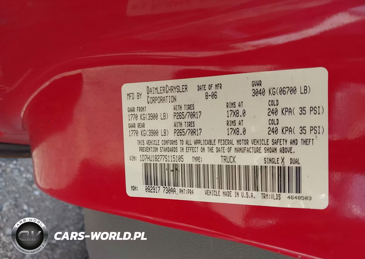 2007 Dodge Ram 1500 Laramie VIN:1D7HU18277S115105 - 9
