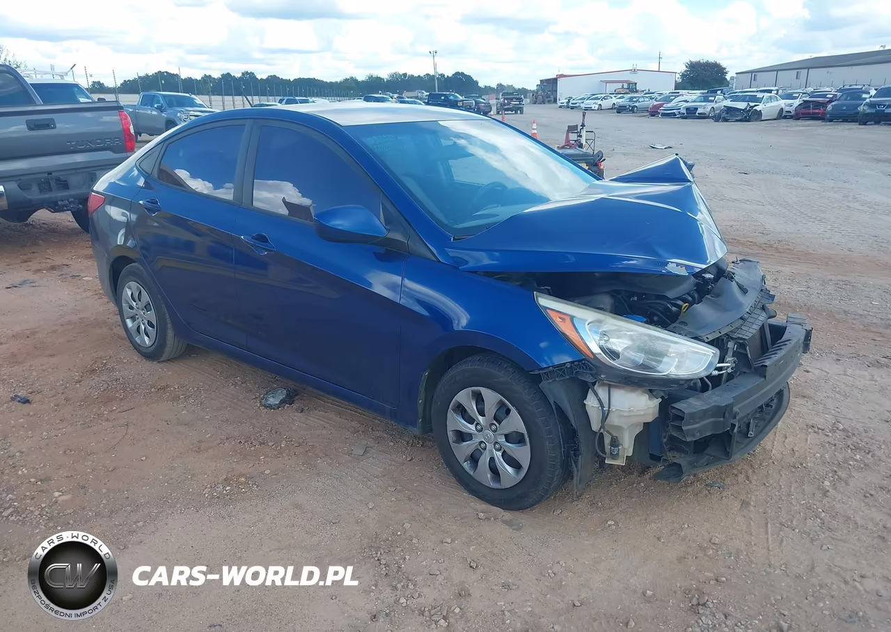 2017 Hyundai Accent Se VIN:KMHCT4AE9HU188457 - 1