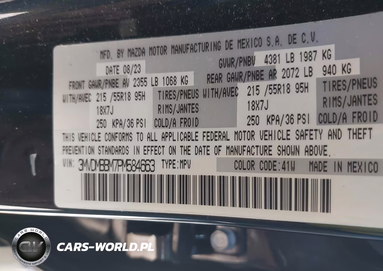 2023 Mazda Cx-30 2.5 S Select VIN:3MVDMBBM7PM584663 - 9