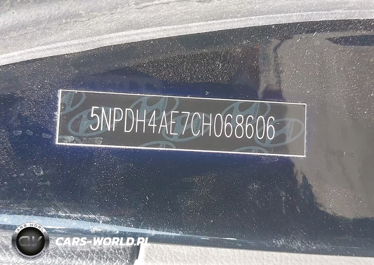 2012 Hyundai Elantra Gls VIN:5NPDH4AE7CH068606 - 9