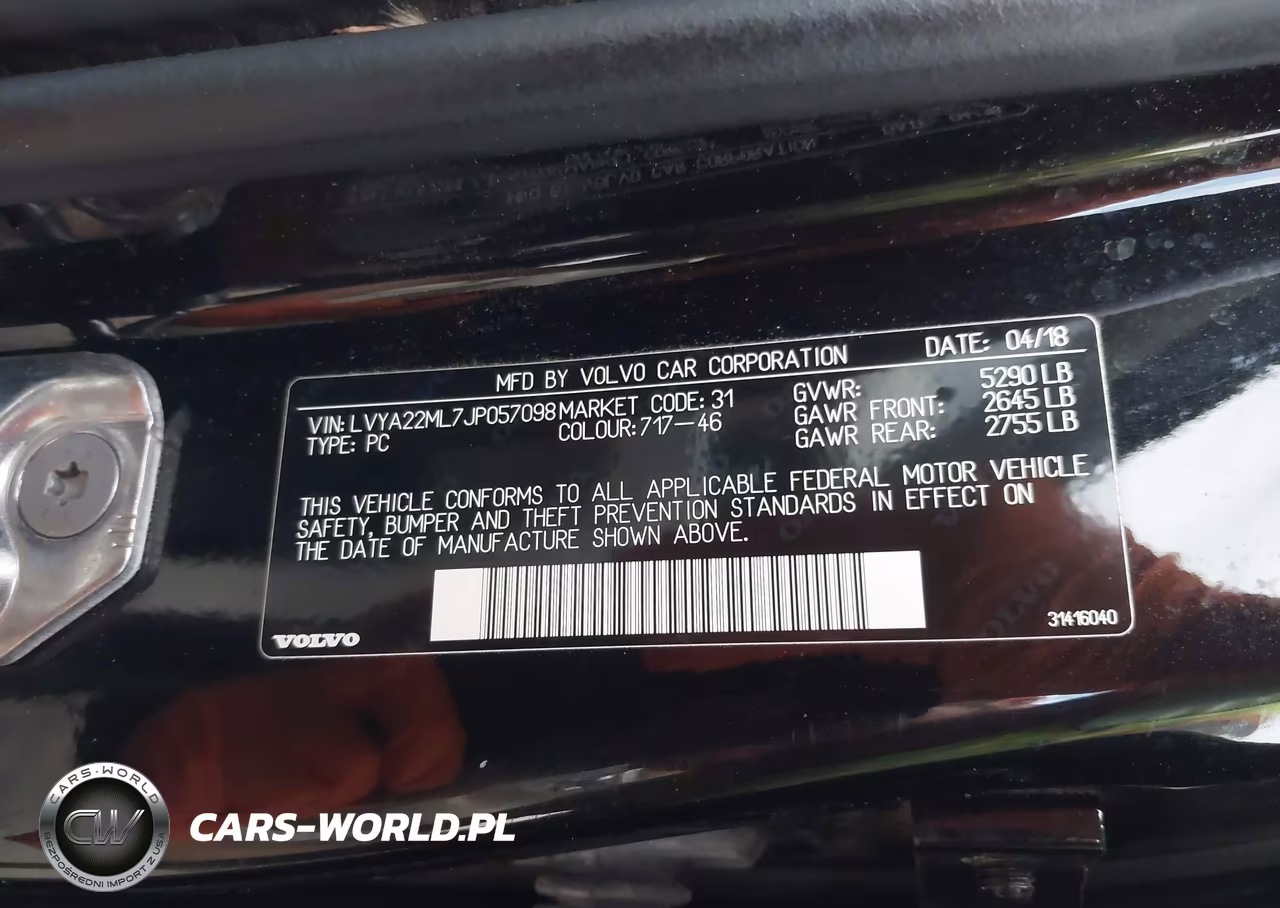 2018 Volvo S90 T6 Inscription VIN:LVYA22ML7JP057098 - 9