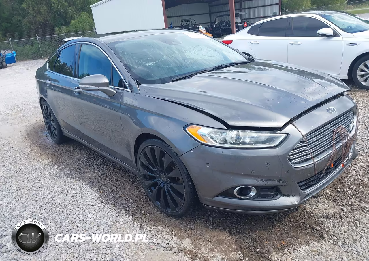 2014 Ford Fusion Titanium VIN:3FA6P0D95ER167644 - 1
