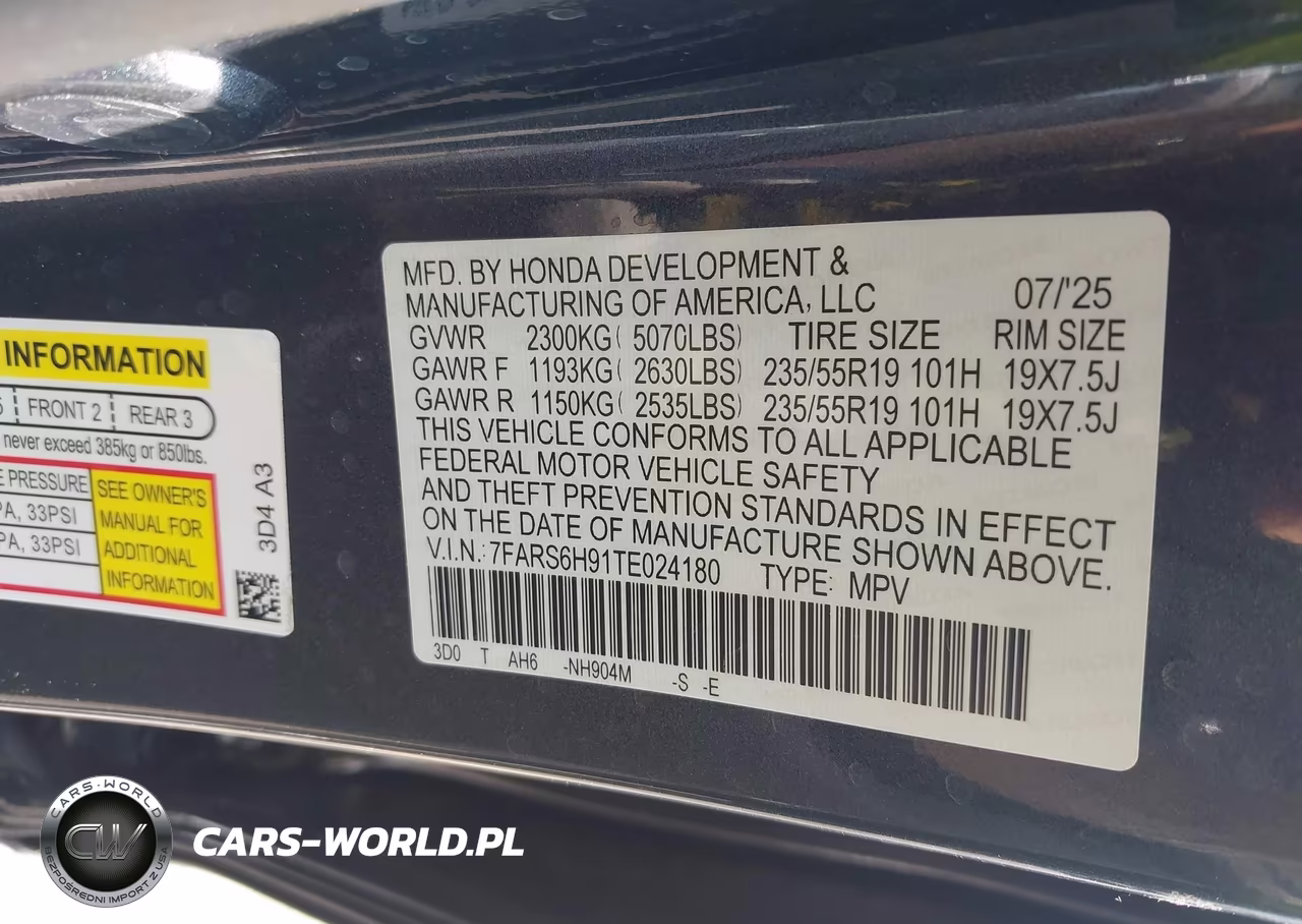 2026 Honda Cr-V Hybrid Awd Sport Touring VIN:7FARS6H91TE024180 - 9