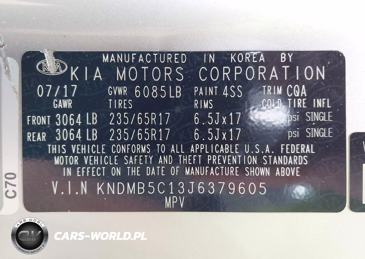2018 Kia Sedona Lx VIN:KNDMB5C13J6379605 - 9