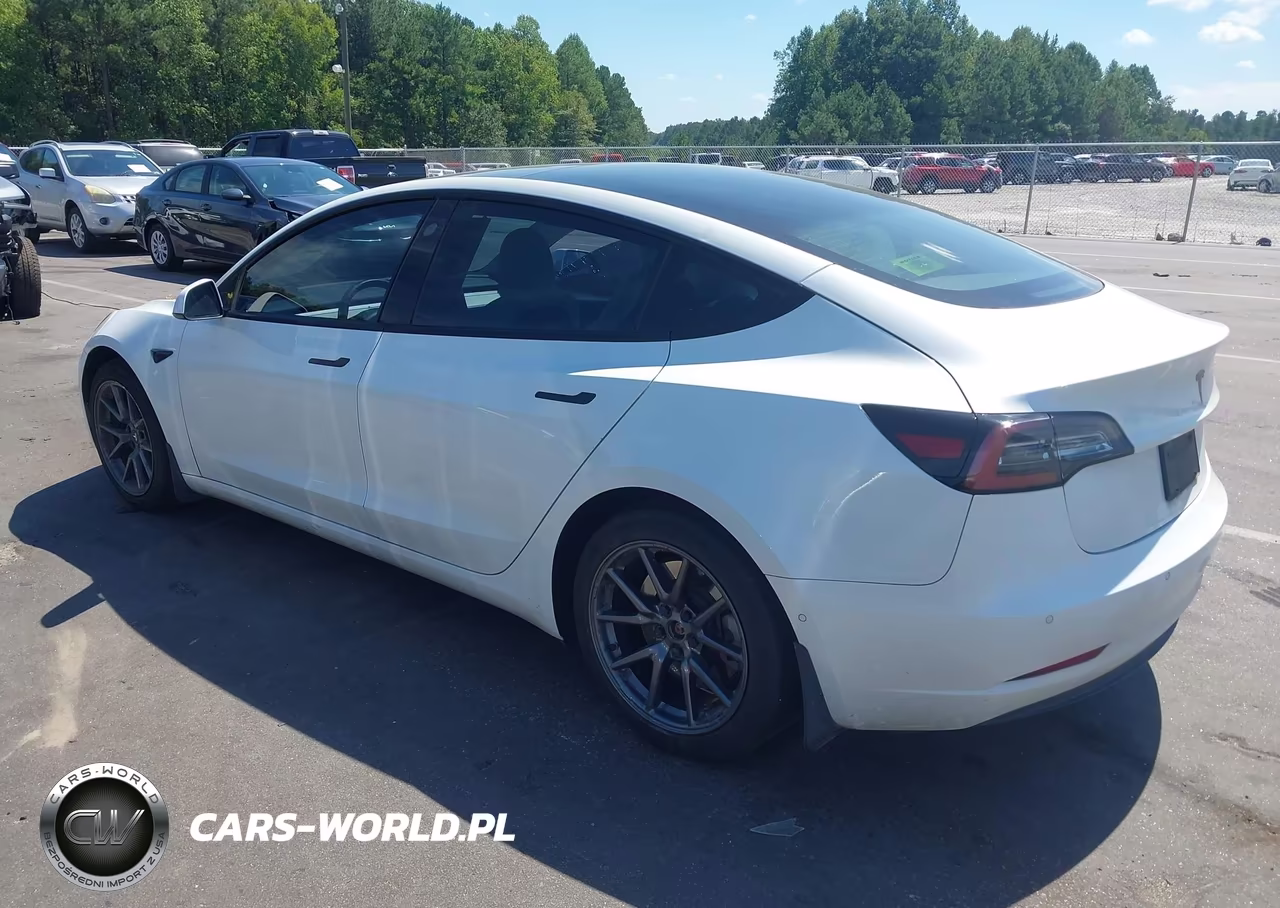 2021 Tesla Model 3 Standard Range Plus Rear-Wheel Drive VIN:5YJ3E1EA3MF089236 - 3
