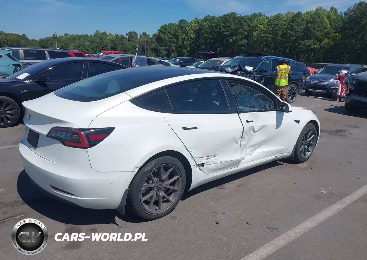 2021 Tesla Model 3 Standard Range Plus Rear-Wheel Drive VIN:5YJ3E1EA3MF089236 - 4
