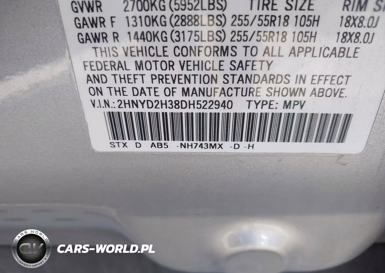 2013 Acura Mdx Technology Package VIN:2HNYD2H38DH522940 - 9