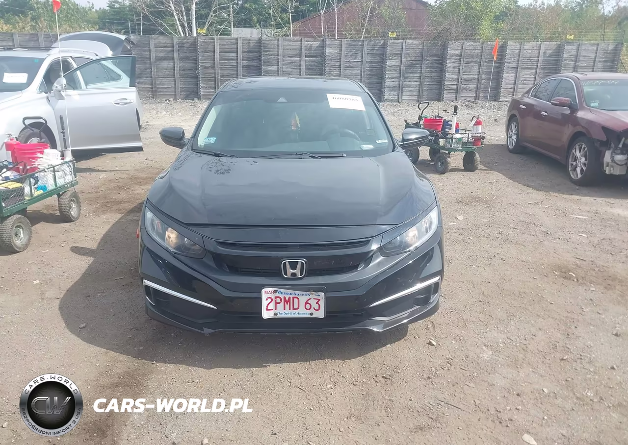 2019 Honda Civic Lx VIN:2HGFC2F64KH599395 - 12