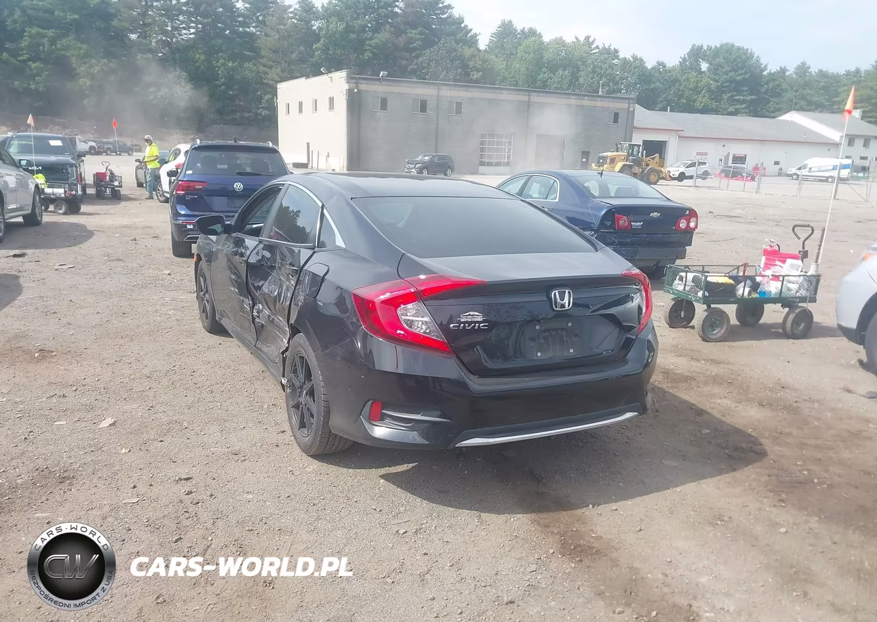 2019 Honda Civic Lx VIN:2HGFC2F64KH599395 - 3