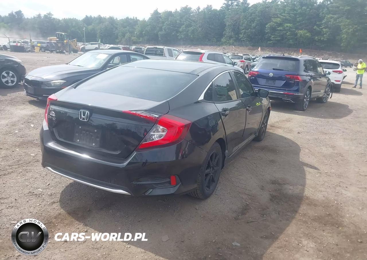 2019 Honda Civic Lx VIN:2HGFC2F64KH599395 - 4